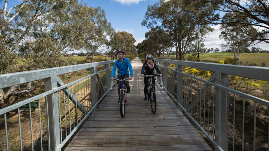 people cycling