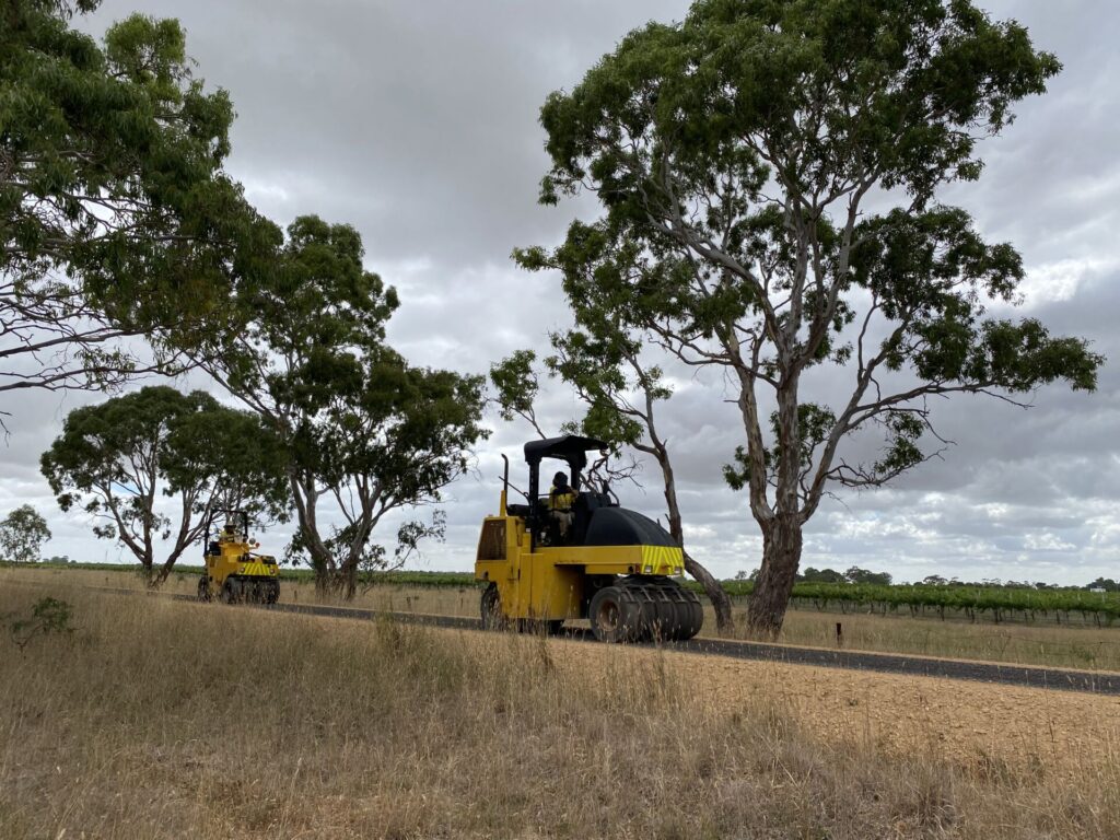 The Coonawarra Rail Trail is taking shape