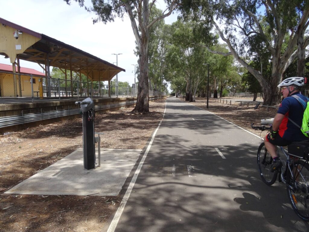 Outer Harbor Greenway railside trail