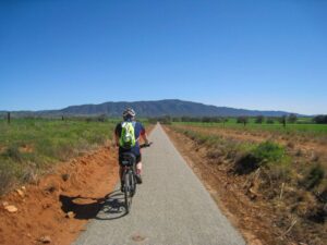 The approach to Rotten Creek with Mt Remarkable in the background (2021)