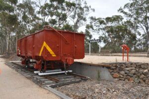 The Friends group recreated Axedale Station [Colin Scott, 2020]