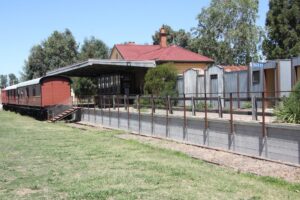 The last passenger train left Mansfield in May 1977. The station is now home to the historical society